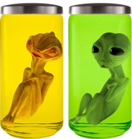 Aliens decorativos en formol de la tienda aliens4sale