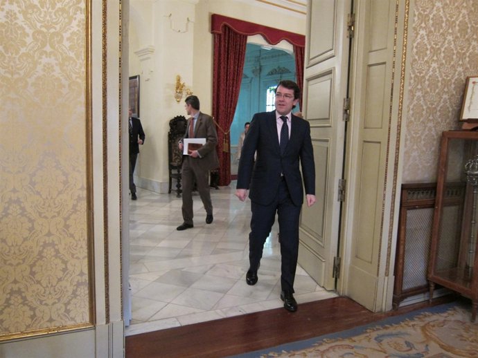 Alfonso Fernández Mañueco en la Casa Consistorial