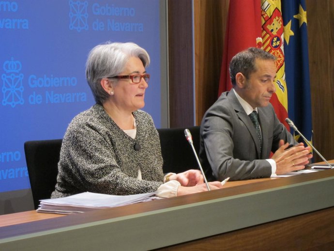 Lourdes Goicoechea y Juan Luis Sánchez de Muniáin.