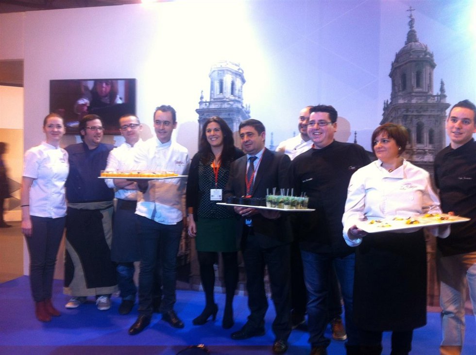 Degustaciones en el estand de la Diputación de Jaén en Fitur