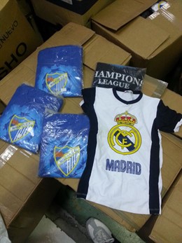 Prendas falsificadas