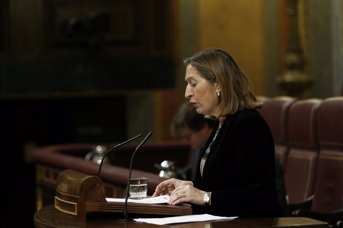 La ministra Ana Pastor en el Congreso