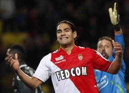 Radamel Falcao con el Mónaco