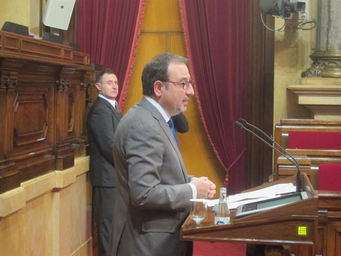 El conseller Ramon Espadaler, en el Parlament