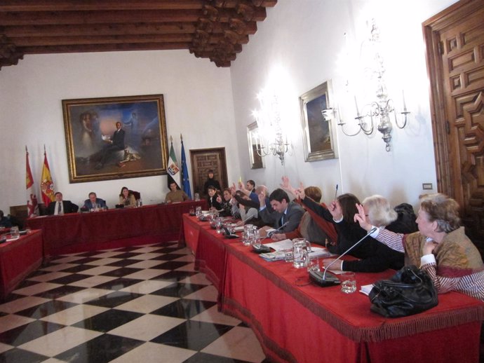 Pleno Del Ayutamiento De Cáceres Sobre Presupuestos 2014