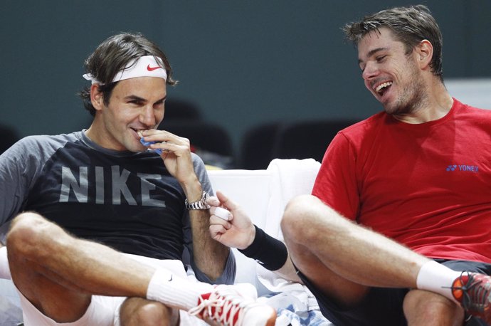 Roger Federer Y Stanislas Wawrinka 
