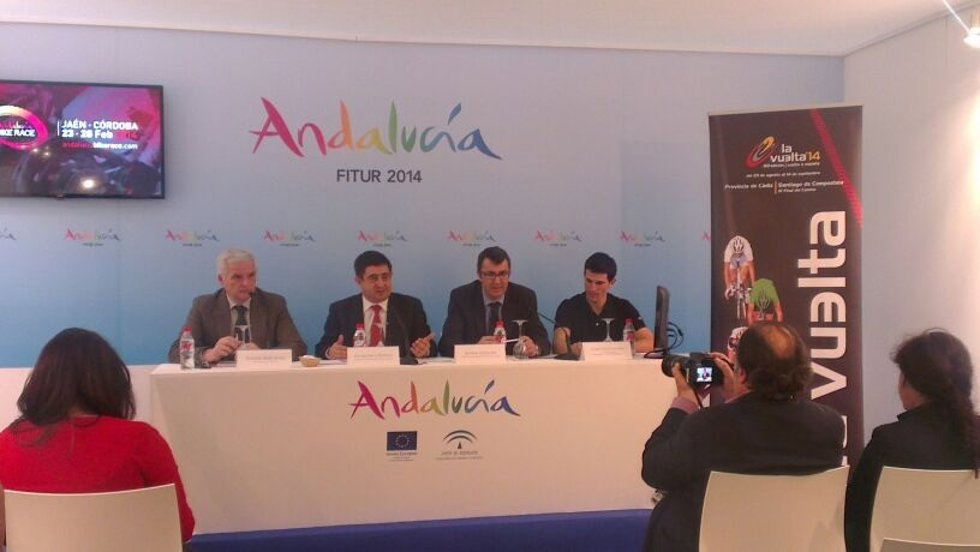Diputación de Jaén, con la Vuelta Ciclista en Fitur