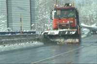 Tres carreteres catalanes tallades i en una altra ús obligatori de cadenes per la neu