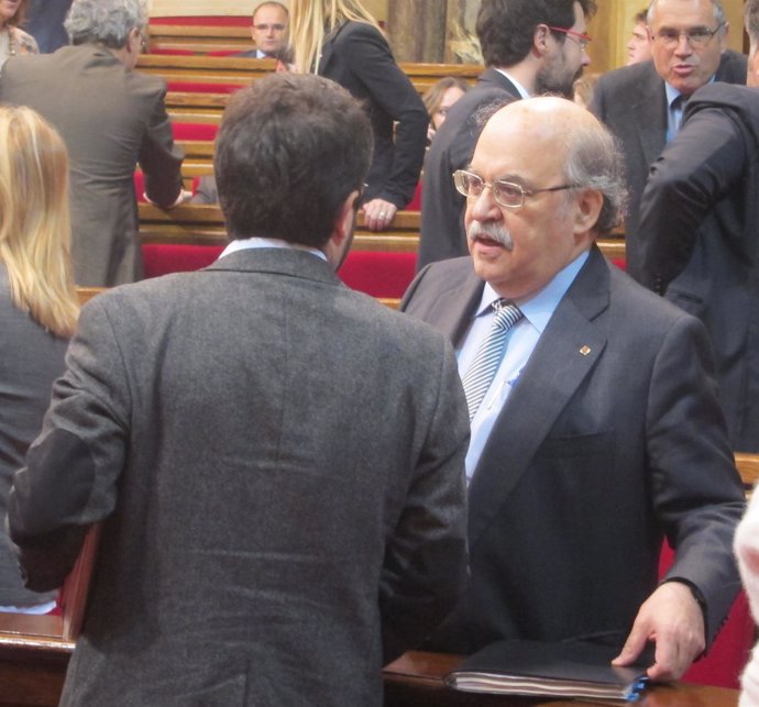 Andreu Mas-Colell, en el Parlament (Archivo)