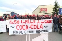 Trabajadores de la fábrica de Coca-Cola en Fuenlabrada denuncian que el ERE busca "erradicar salarios aceptables"