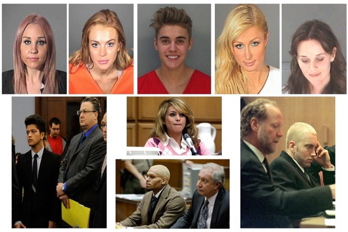 LOS FAMOSOS QUE HAN IDO A JUICIO 