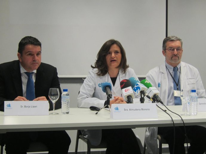 Borja Lizari, Almudena Moreno y Gerardo Cajaraville.
