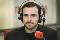 Garzón (IU): "Susana Díaz no tendría que pedir ningún favor a Botín con una banca pública en Andalucía"