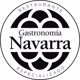 Distintivo de restaurante especializado en gastronomía navarra. 