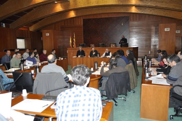 Reunión de José Luis Soro con ediles y cargos orgánicos de CHA. 