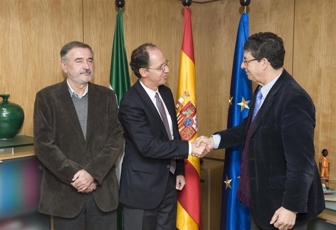 Diego Valderas, Pablo de Greiff y Luis Naranjo