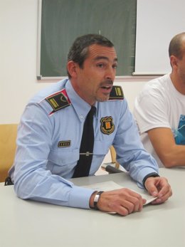 Jefe de la comisaría de Ciutat Vella, Enric García Doñate