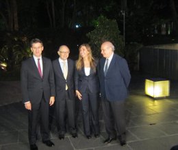 A.Núñez Feijóo, C.Montoro, A.Sánchez Camacho y J.Fdz.Díaz (PP)