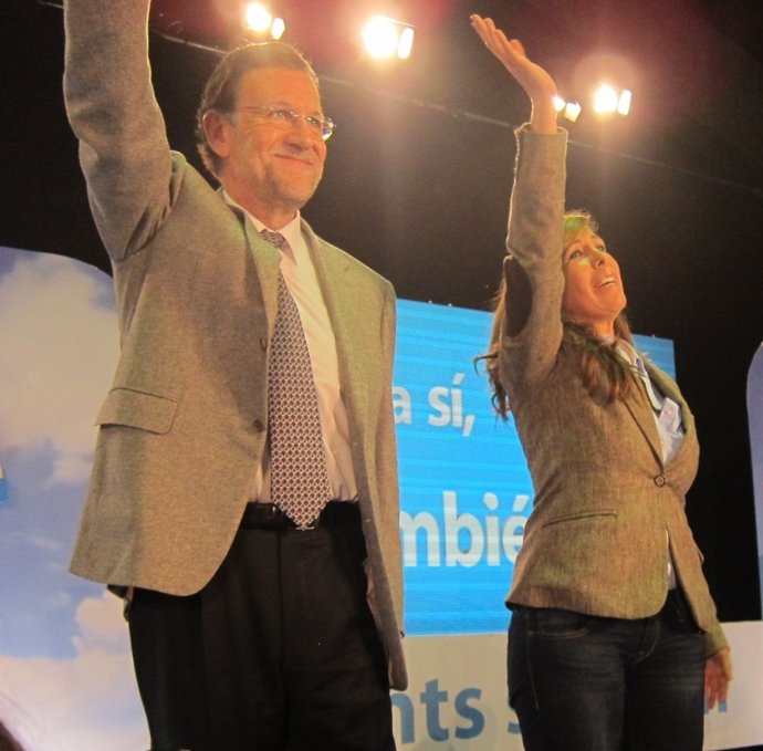 Mariano Rajoy y Alicia Sánchez-Camacho