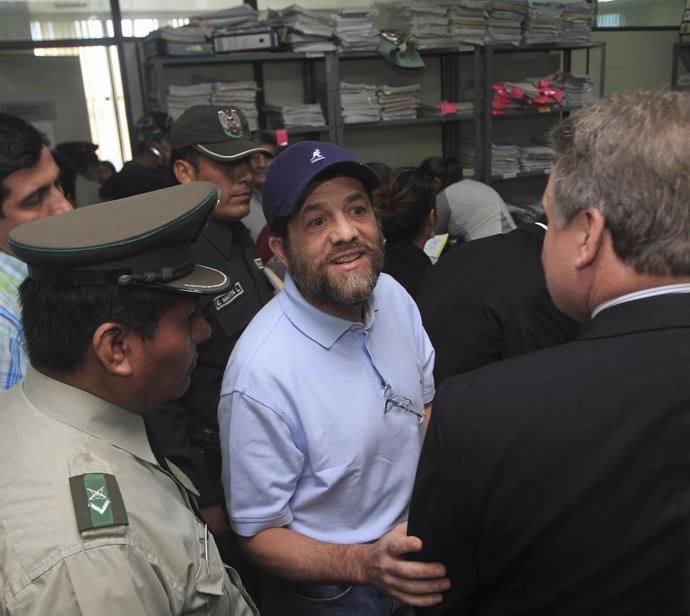 El estadounidense Jacob Ostreicher, preso en Bolivia por lavado de dinero (2012)