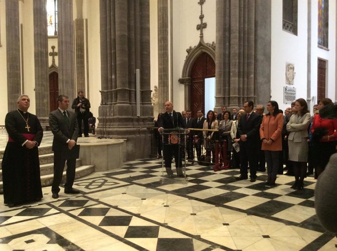 Acto institucional de finalización de obras de la Catedral de La Laguna