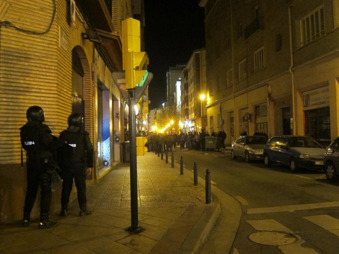 Detenido tras una protesta contra la actuación policial del fin de semana pasado