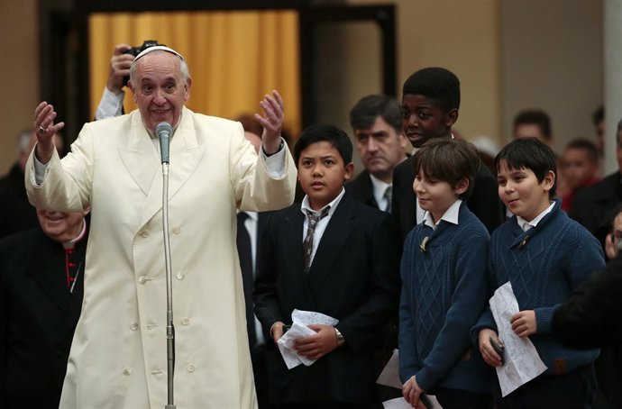El Papa Francisco en una misa en Roma 