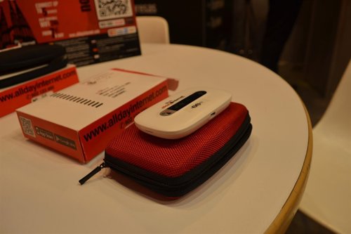 WiFi portátil de AllDayInternet en Fitur 2014