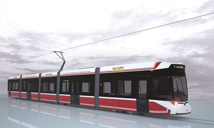 Tranvía que Vossloh suministrará a Austria