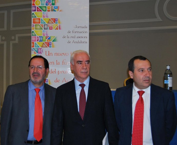 Luciano Alonso en unas jornadas sobre formación del profesorado en Fuengirola