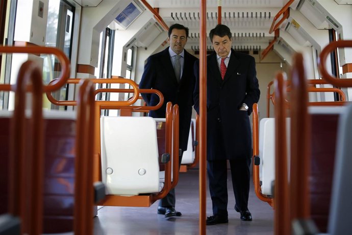Ignacio González en el Metro