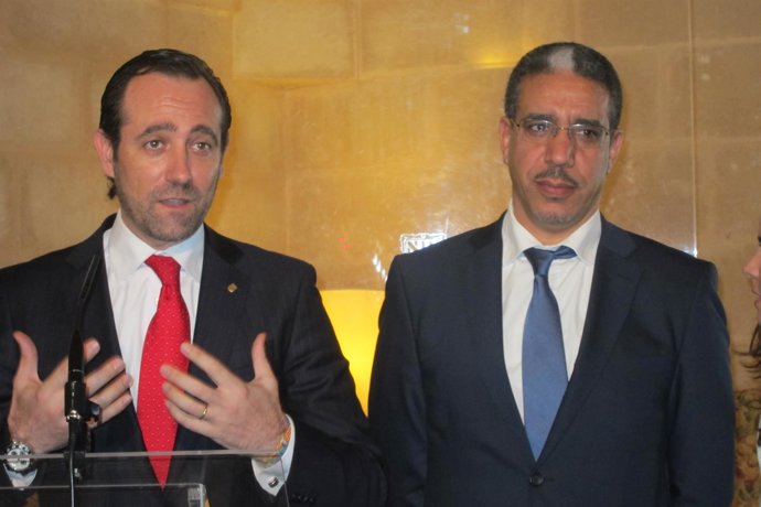 Bauzá y el ministro de Logística de Marruecos 