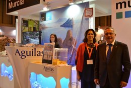 El alcalde de Águilas y la secretaria de Estado de Turismo