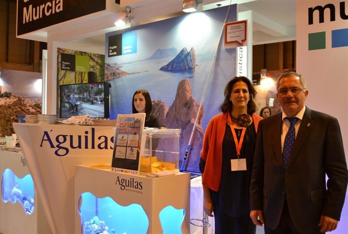 El alcalde de Águilas y la secretaria de Estado de Turismo