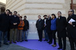 Emiliano García - Page Inauguración Placa Holocausto