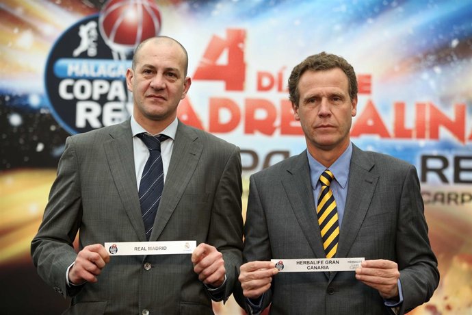 Alberto Herreros en el sorteo de Copa 2014
