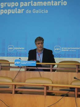 Pedro Puy, portavoz del PPdeG en el Parlamento
