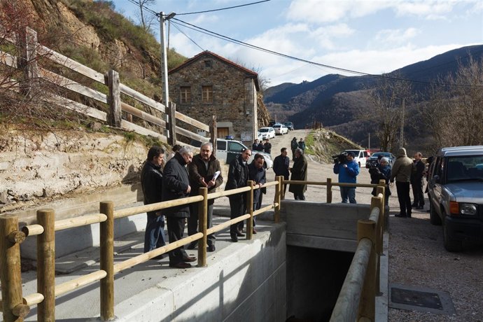 El presidente visita las obras de la CHC en Caloca