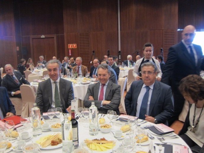 El secretario de Estado de Hacienda, Miguel Ferre, en una conferencia