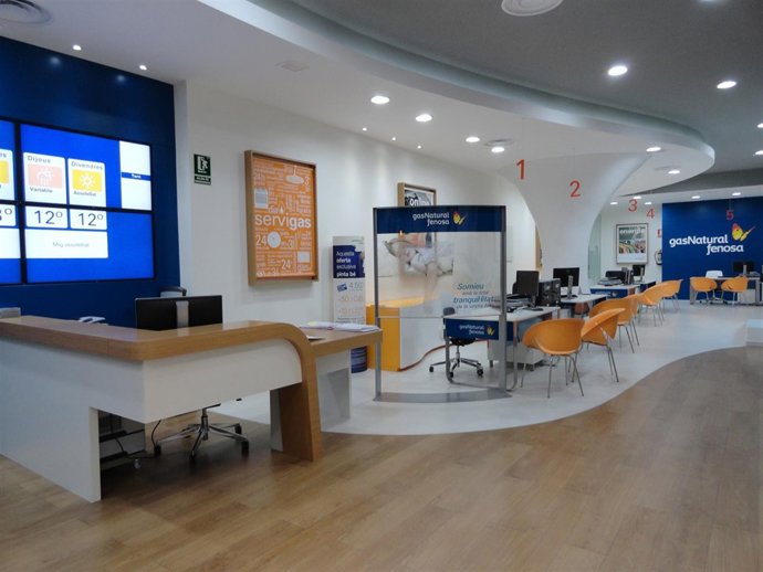 Centro de atención al cliente de Gas Natural Fenosa en Barcelona