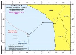 Nueva frontera marítima entre Chile y Perú