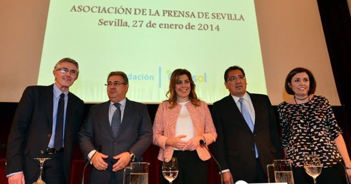 Entrega de los Premios de Comunicación de la Asociación de la Prensa de Sevilla