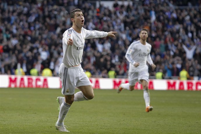 Cristiano Ronaldo y Sergio Ramos con el Real Madrid