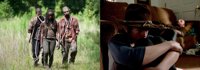 The Walking Dead: Nuevas imágenes con Carl y Michonne