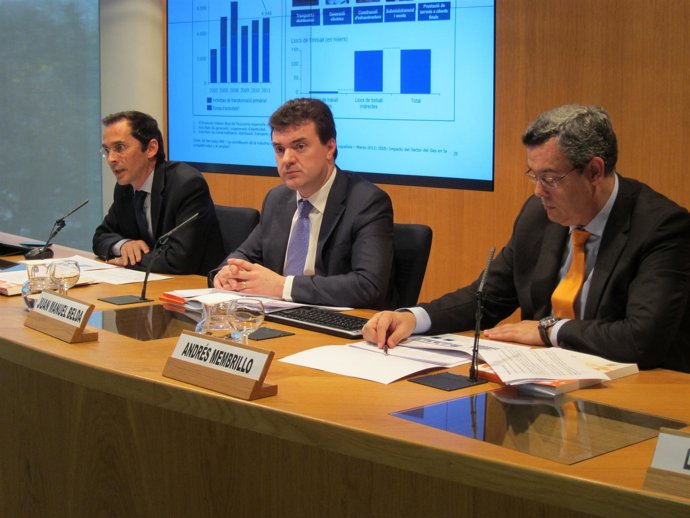 Alfredo Ingelmo, Juan Manuel Belda y Andrés Membrillo (Gas Natural Fenosa)