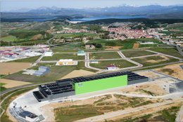 Imagen de la fábrica de Gullón en Aguilar (Palencia)