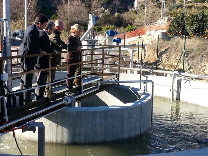 Visita nueva depuradora de El Berro