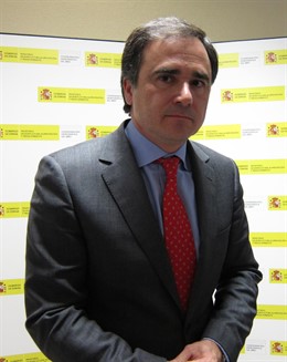 El presidente de la CHE, Xavier de Pedro, este martes tras la Junta de Gobierno