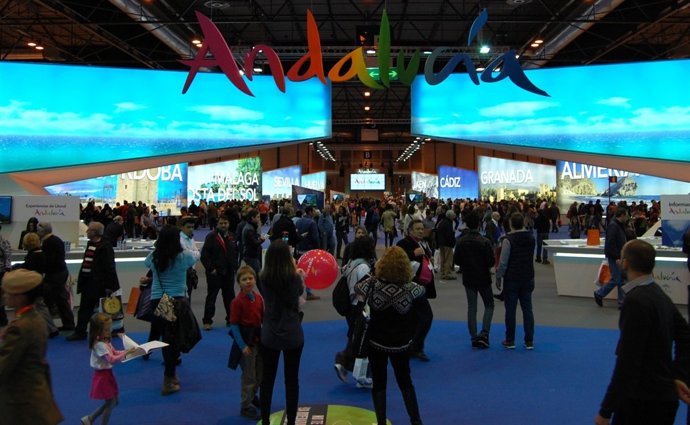 Expositor de Andalucía en Fitur.