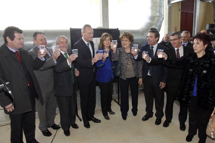 Fabra inaugura la Estación de Agua Potable de la Ribera 